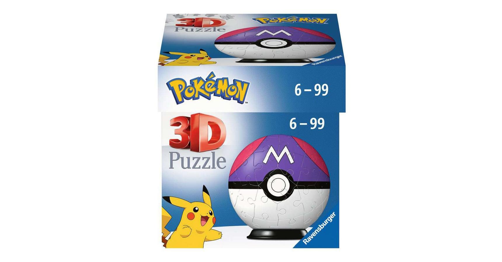 Pokémon 3D Puzzle Pokéballs: Master Ball (55 darabos) Pokélabda