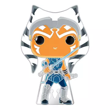 Star Wars Clone Wars Loungefly Funko POP! Kitűző Ahsoka (Sötétben Világít) 10 cm