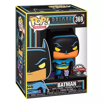 DC Comics Series Funko POP! Heroes Figura Batman(Black Light) 9 cm