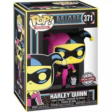 DC Comics Series Funko POP! Heroes Figura Harley Quinn(Black Light) 9 cm