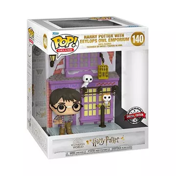 Harry Potter Funko POP! Deluxe Figura Deluxe: HP Diagon Alley- Eeylops Owl Emporium w/Harry 9 cm