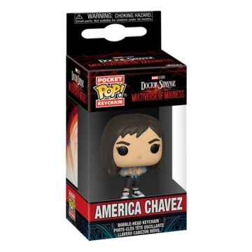 Doctor Strange in the Multiverse of Madness Pocket Funko POP! America Chavez Kulcstartó 4cm
