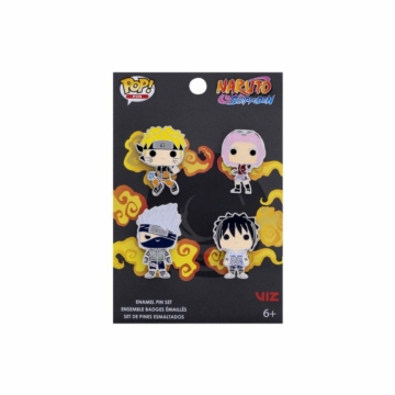 Naruto Funko POP! Team 7  4db-os Kulcstartó szett 4cm