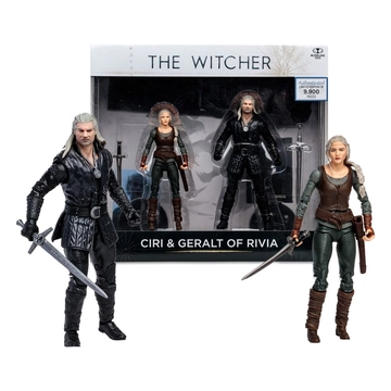 The Witcher Akció Figura Geralt and Ciri (Netflix Season 3) 18 cm