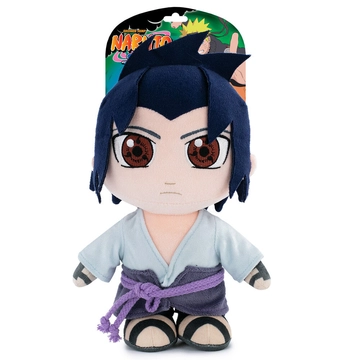 Naruto Shippuden Sasuke Uchiha Plüss Figura 27cm