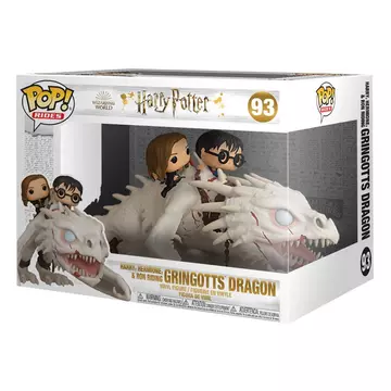 Harry Potter Funko POP! Rides Figura Dragon with Harry, Ron, & Hermione 15 cm