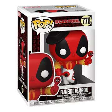 Marvel Deadpool 30th Anniversary Funko POP! Figura Flamenco Deadpool 9 cm