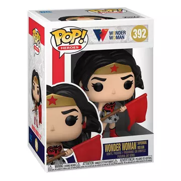 DC Comics Funko POP! Heroes Figura Wonder Woman 80th-(Superman: Red Son) 9 cm