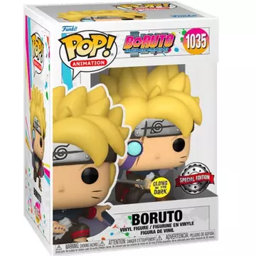Boruto: Naruto Next Generations Funko POP! Animation Figura Boruto (Világít a sötétben) 9 cm