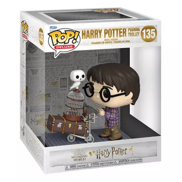 Harry Potter Funko POP! Deluxe Figura Harry Pushing Trolley 9 cm