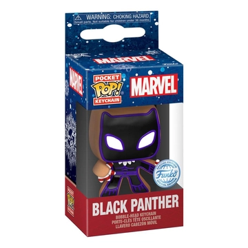 Marvel Holiday 2022 Pocket Funko POP! Kulcstartó 4 cm Black Panther