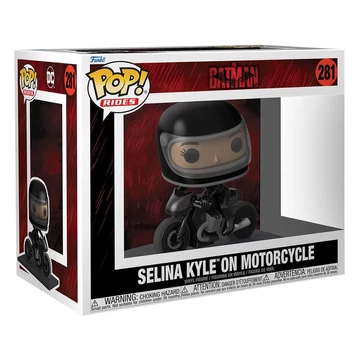 Batman Funko POP! Rides Deluxe Vinyl Figura Selina on Motorcycle 15 cm