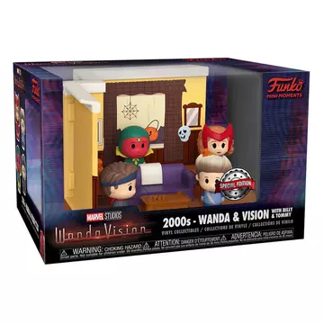 WandaVision Funko POP! Mini Moment Figura Set Living Room 00's (Halloween) 4 cm