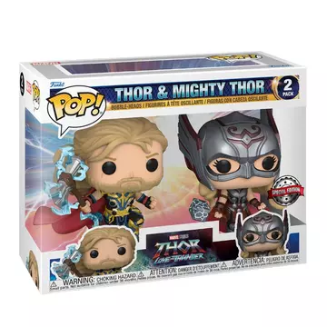 Thor: Love and Thunder Funko POP! Figura 2db-os Thor & Mighty Thor 9 cm