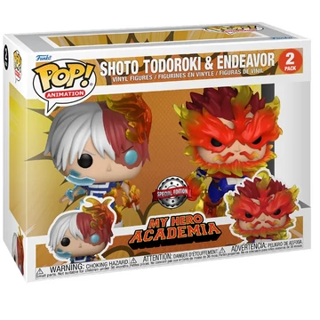 My Hero Academia Funko POP! Figura 2-Pack Endeavor & Todoroki 9 cm