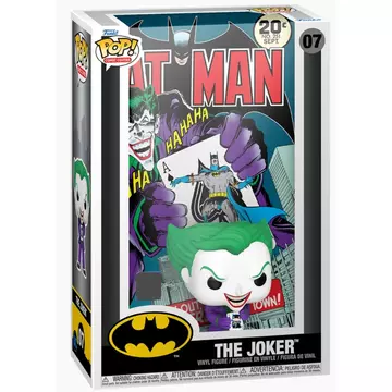 DC Funko POP! Comic Cover Figura Joker- Back in Town 9 cm