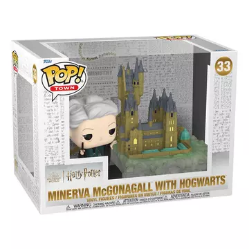 Harry Potter - Chamber of Secrets Anniversary Funko POP! Town Figura Minerva with Hogwarts 9 cm