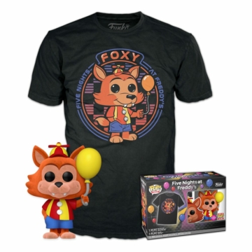 Five Nights at Freddy's Funko POP! & Tee Box Balloon Foxy Póló és Figura