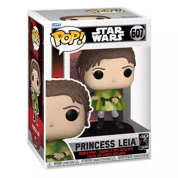 Star Wars Return of the Jedi 40th Anniversary Funko POP! Figura Leia (BH) 9 cm