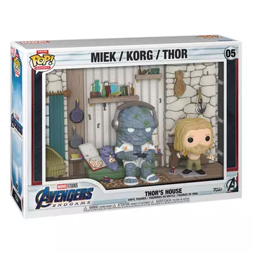 Avengers Endgame POP Moments Deluxe Figura 2-Pack Thor's House 9 cm