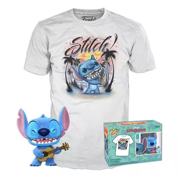 Lilo &amp; Stitch Funko POP! &amp; Tee Box - Ukelele Stitch (FL) Várható megjelenés 2024/03