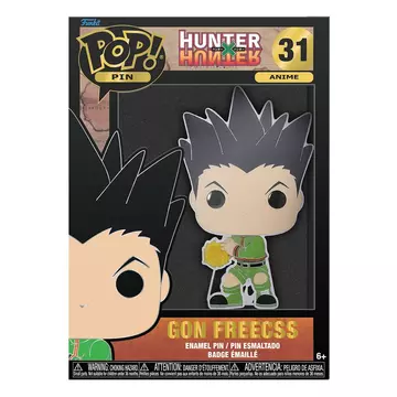 Hunter & Hunter Funko POP! Enamel Pin Gon reecss 10 cm Fém Kitűző