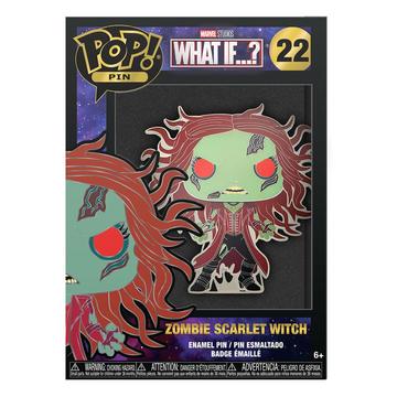What If...? Funko POP! Enamel Pin Zombie Wanda Maximoff 10 cm Fém kitűző