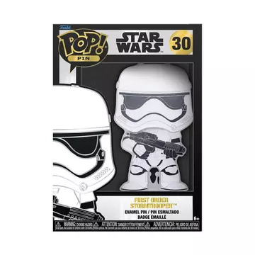 Star Wars Funko POP! Enamel Pin Stormtrooper 10 cm Fém kitűző