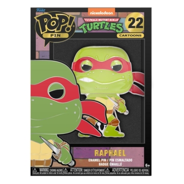 Teenage Mutant Ninja Turtles Funko POP! Enamel Pin Raphael 10 cm Fém kitűző
