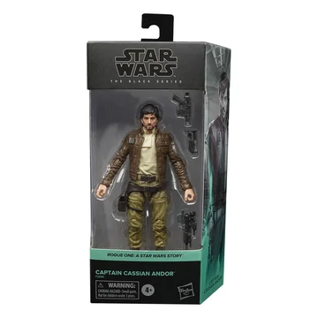 Star Wars Rogue One Black Series Akció Figura 2021 Captain Cassian Andor 15 cm - Utolsó Darabok -