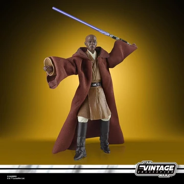 Star Wars Episode II Vintage Collection Akció Figura 2022 Mace Windu 10 cm