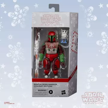 Star Wars Black Series Figura Mandalorian Warrior (Holiday Edition) 15 cm