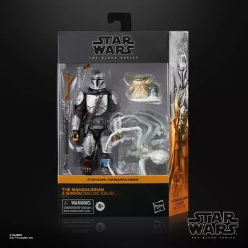 Star Wars The Mandalorian Black Series Akció Figura 2021 Mandalorian & Grogu (Maldo Kreis) 15 cm