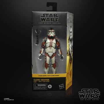 Star Wars: The Clone Wars Black Series Akció Figura Clone Trooper (187th Battalion) 15 cm