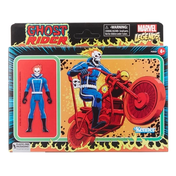 Marvel Legends Retro Collection Akció Figura with Vehicle Ghost Rider 10 cm