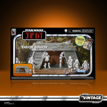 Star Wars Episode VI Vintage Collection Playset Endor Bunker with Endor Rebel Commando (Scout Trooper Disguise)