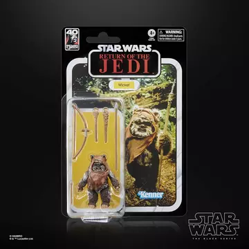 Star Wars Episode VI 40th Anniversary Black Series Akció Figura Wicket 15 cm