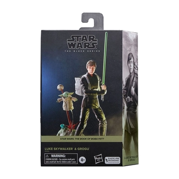 Star Wars: The Book of Boba Fett Black Series Figura 2-Pack Luke Skywalker &amp; Grogu 15 cm