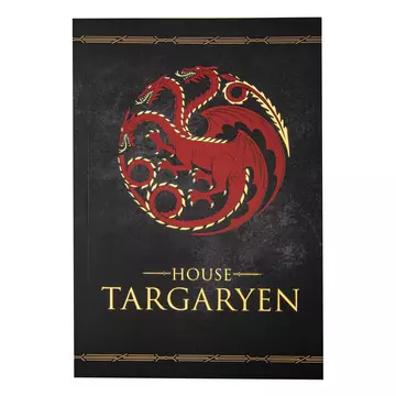 Game of Thrones Notebook House Targaryen Füzet