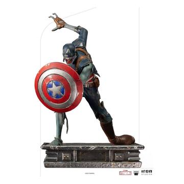 What If...? Art Scale Szobor 1/10 Captain America Zombie 22 cm