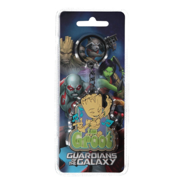 Guardians of the Galaxy Galaxis Őrzői Groot Gumi Kulcstartó