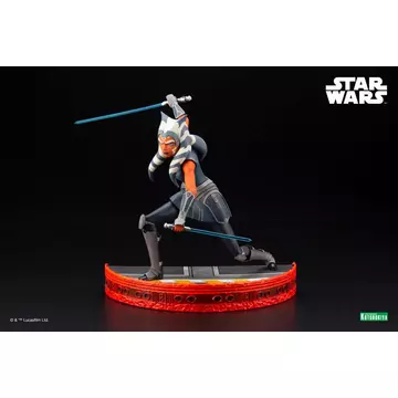 Star Wars The Clone Wars ARTFX PVC Szobor 1/7 Ahsoka Tano Escape from the Clones 24 cm