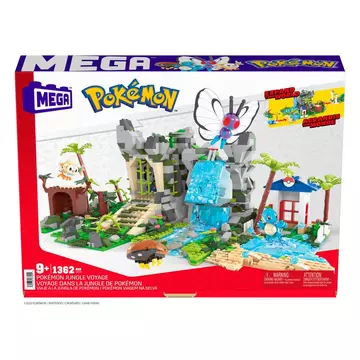 Pokémon Mega Construx Construction Szett Pokémon Jungle Voyage Építőjáték