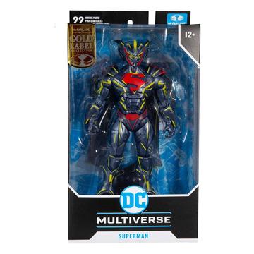 DC Multiverse Akció Figura Superman Energized Unchained Armor (Gold Label) 18 cm