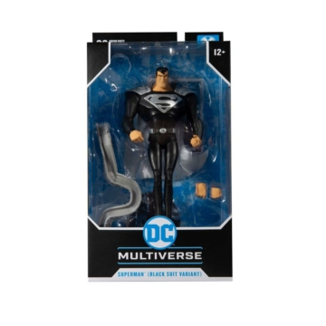 DC Multiverse Akció Figura Superman Black Suit Variant (Superman: The Animated Series) 18 cm