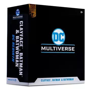 DC Multiverse Akció Figura Multipack - Clayface, Batman & Batwoman (DC Rebirth) (Gold Label) 18 cm