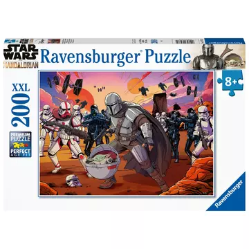 Star Wars Jigsaw Puzzle The Manddalorian: Face-Off (200 XXL darabos)