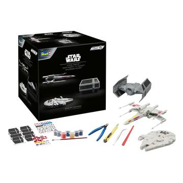 Star Wars Adventi Kalendárium Millennium Falcon, X-Wing Fighter, Darth Vader's Tie Fighter