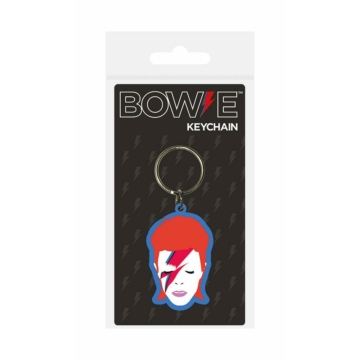 David Bowie Gumi Kulcstartó Aladdin Sane 6 cm