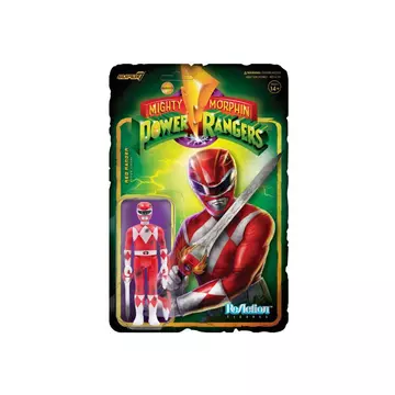 Mighty Morphin Power Rangers ReAkció Figura Red Ranger (Battle Damaged) 10 cm - Utolsó darabok -